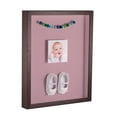 thumbnail image 1 of ArtToFrames 20x20 Inch Shadow Box Picture Frame, with a Verlinga Brown 1 Wide Shadowbox frame and Seashell Mat Backing (4656), 1 of 7