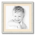 thumbnail image 1 of ArtToFrames 20x20 Matted Picture Frame with 16x16 Single Mat Photo Opening Framed in 1.25 Off White Wash on Ash and 2 Alabaster Mat (FWM-4098-20x20), 1 of 8