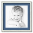 thumbnail image 1 of ArtToFrames 20x20" Matted Picture Frame with 16x16" Single Mat Photo Opening Framed in 1.25" Off White Wash on Ash and 2" Royal Mat (FWM-4098-20x20), 1 of 8