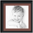 thumbnail image 1 of ArtToFrames 20x20" Matted Picture Frame with 16x16" Single Mat Photo Opening Framed in 1.25" Satin Black and 2" Brique Mat (FWM-3926-20x20), 1 of 8