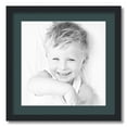 thumbnail image 1 of ArtToFrames 20x20 Matted Picture Frame with 16x16 Single Mat Photo Opening Framed in 1.25 Satin Black and 2 Evergreen Mat (FWM-3926-20x20), 1 of 8