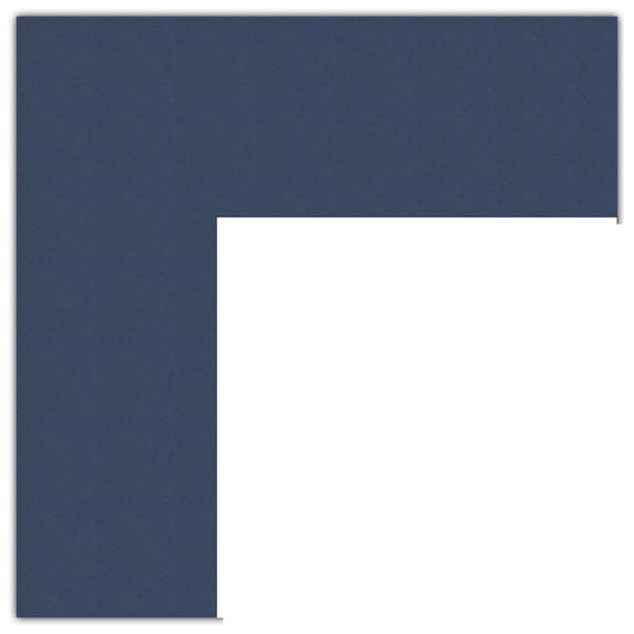 ArtToFrames 20x20" Midnight Blue Custom Mat for Picture Frame with Opening for 16x16" Photos. Mat Only, Frame Not Included (MAT-167)