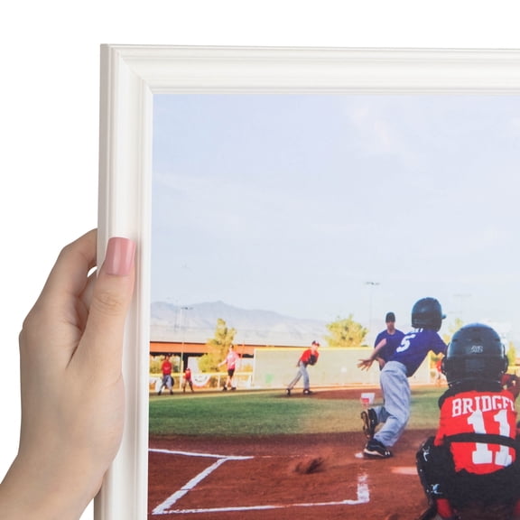 ArtToFrames 20x21 inch White Picture Frame, White Wood Poster Frame (4100)