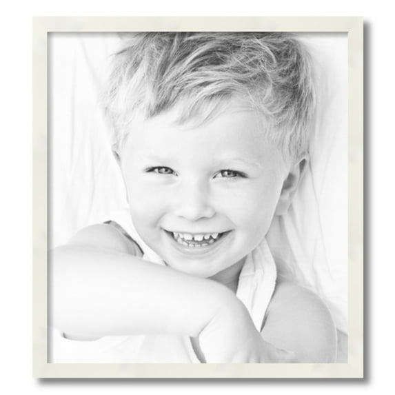 ArtToFrames 20x22" White Picture Frame, White Wood Poster Frame, with Regular Acrylic and 2 (FBPL-5140)