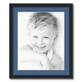 thumbnail image 1 of ArtToFrames 20x24 Matted Picture Frame with 16x20 Single Mat Photo Opening Framed in 1.25 Satin Black and 2 Royal Mat (FWM-3926-20x24), 1 of 8