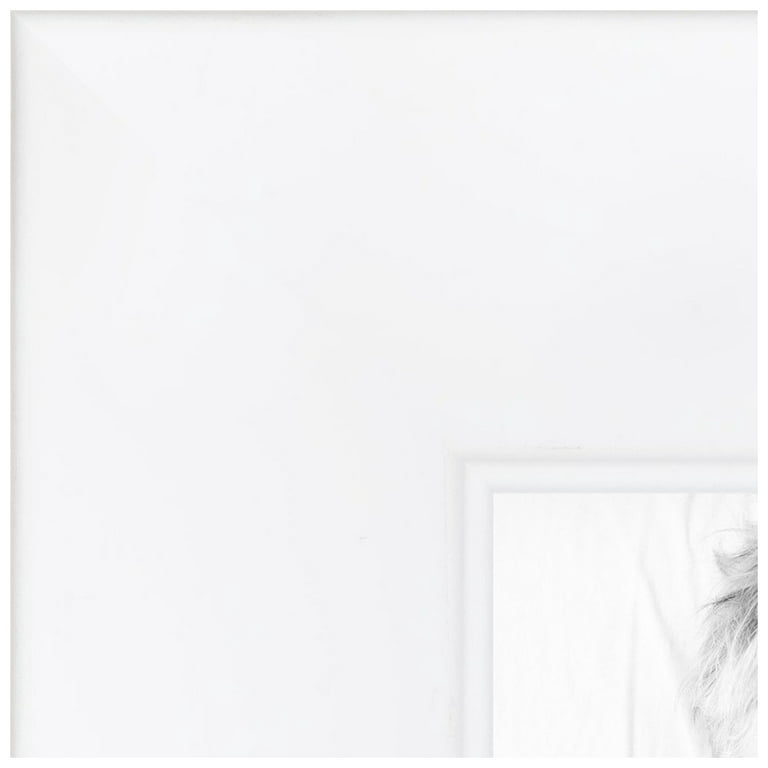 ArtToFrames 30x40 inch White Picture Frame, White MDF Poster Frame (4023)