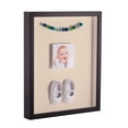 thumbnail image 1 of ArtToFrames 20x28 Inch Shadow Box Picture Frame, with a Satin Black Tall 1 Wide Shadowbox frame and Alabaster Mat Backing (4654), 1 of 7