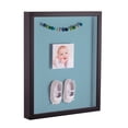 thumbnail image 1 of ArtToFrames 20x28 Inch Shadow Box Picture Frame, with a Satin Black Tall 1 Wide Shadowbox frame and French Blue Mat Backing (4654), 1 of 7
