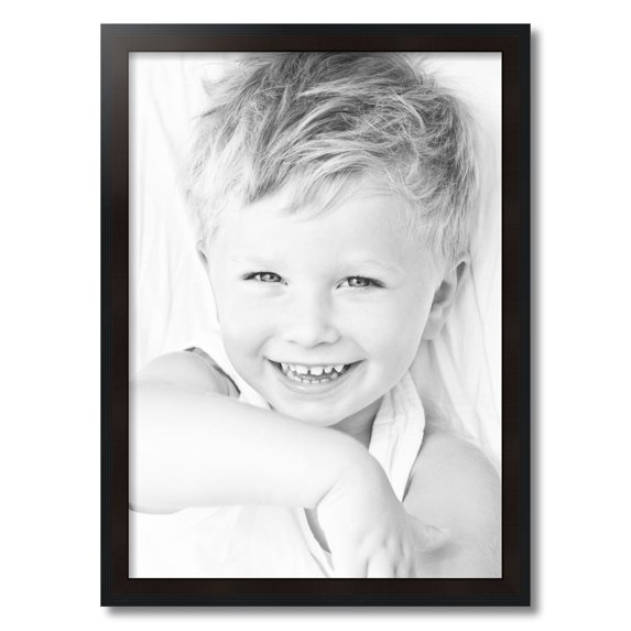 ArtToFrames 20x28 Inch Windsor Walnut Picture Frame, This Brown MDF Poster Frame is Great for Your Art or Photos, Comes with 060 Plexi Glass (4689)