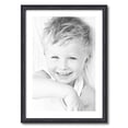 thumbnail image 1 of ArtToFrames 20x28 Matted Picture Frame with 16x24 Single Mat Photo Opening Framed in 1.25 Black Stain on Solid Red Oak and 2 Crisp Mat (FWM-4083-20x28), 1 of 8