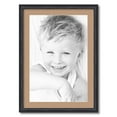 thumbnail image 1 of ArtToFrames 20x28 Matted Picture Frame with 16x24 Single Mat Photo Opening Framed in 1.25 Black Stain on Solid Red Oak and 2 Desert Sand Mat (FWM-4083-20x28), 1 of 8