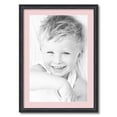 thumbnail image 1 of ArtToFrames 20x28 Matted Picture Frame with 16x24 Single Mat Photo Opening Framed in 1.25 Black Stain on Solid Red Oak and 2 Hollyhock Mat (FWM-4083-20x28), 1 of 8