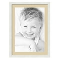 thumbnail image 1 of ArtToFrames 20x28" Matted Picture Frame with 16x24" Single Mat Photo Opening Framed in 1.25" Satin White Frame and 2" Seaside Mat (FWM-3966-20x28), 1 of 8
