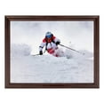 thumbnail image 1 of ArtToFrames 20x30" Brown Picture Frame, Red Wood Poster Frame, with Regular Acrylic and Foam Backing 3/16 inch (FBPL-4092), 1 of 1