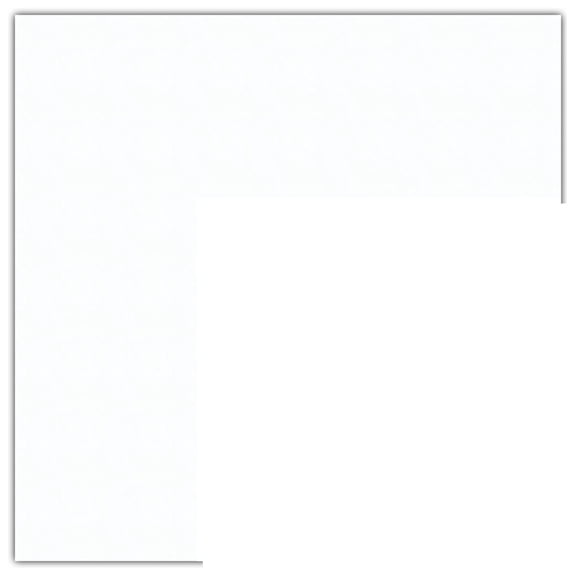 ArtToFrames 20x30" Super White Custom Mat for Picture Frame with Opening for 16x26" Photos. Mat Only, Frame Not Included (MAT-20)