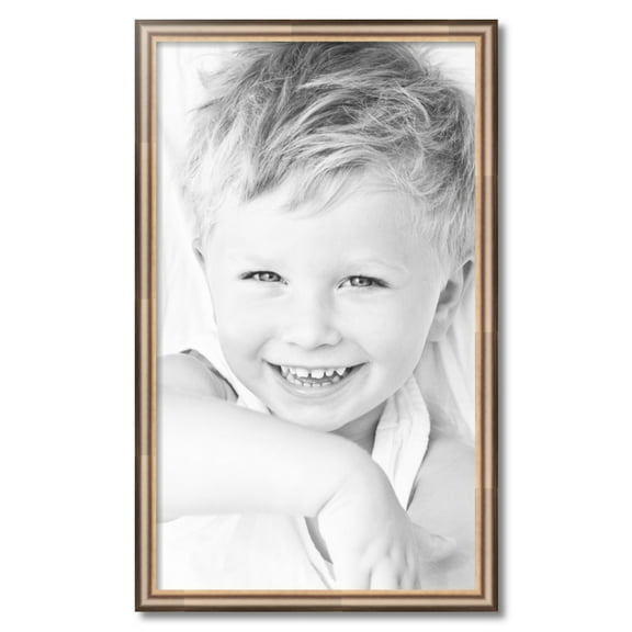 ArtToFrames 20x34" Anique Silver Picture Frame, Silver Wood Poster Frame, with Regular Acrylic and 2 (FBPL-4964)