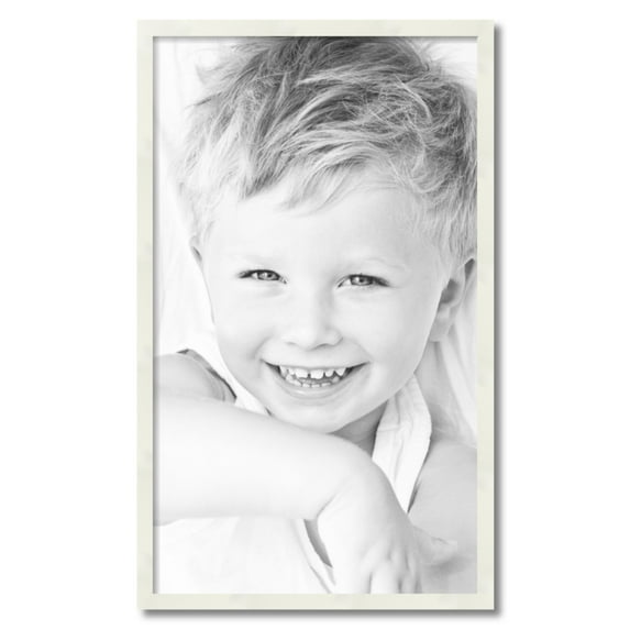 ArtToFrames 20x34" White Picture Frame, White Wood Poster Frame, with Regular Acrylic and 2 (FBPL-5140)