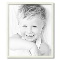 ArtToFrames 21" x 25" White Picture Frame, 21x25 inch White Wood Poster Frame (WOM-5138)