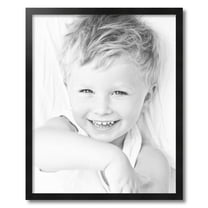 ArtToFrames 21" x 26" Black Picture Frame, 21x26 inch Black Wood Poster Frame (WOM-5139)