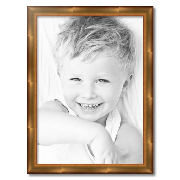ArtToFrames 21" x 29" Gold Leaf Picture Frame, 21x29 inch Gold Wood Poster Frame (WOM-4947)