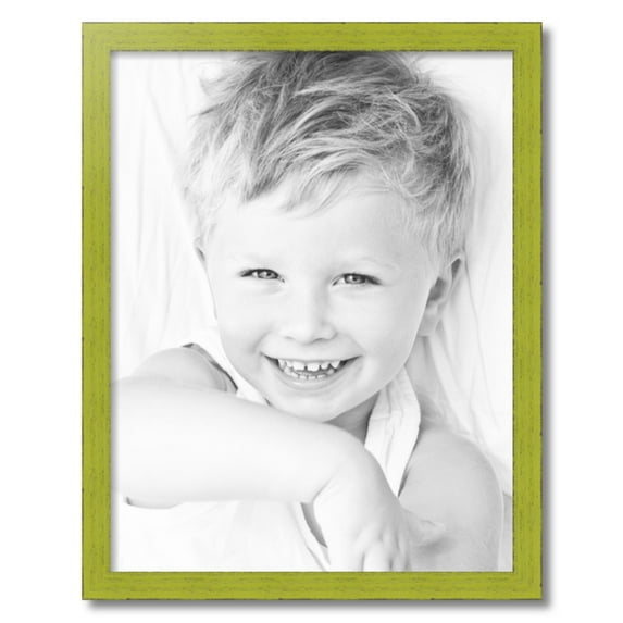 ArtToFrames 21x27" Modern Green Picture Frame, Green Wood Poster Frame, with Regular Acrylic and 2 (FBPL-4589)