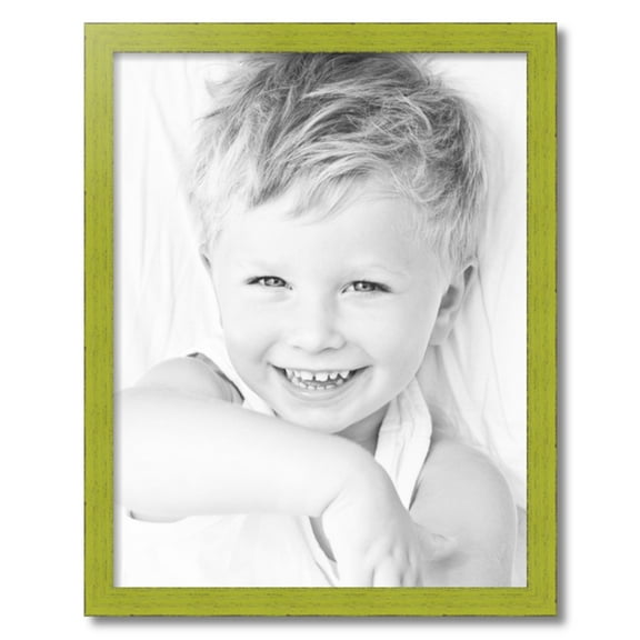 ArtToFrames 21x27" Modern Green Picture Frame, Green Wood Poster Frame, with Regular Acrylic and 2 (FBPL-4589)