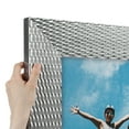 thumbnail image 1 of ArtToFrames 22" x 24" Steel Ripple Brushed Picture Frame, 22x24 inch Silver Wood Poster Frame (WOM-5269),  Pack, 1 of 7