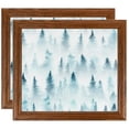 thumbnail image 1 of ArtToFrames 22" x 26" Walnut Picture Frame, 22x26 inch Brown MDF Poster Frame (WOM-4086), 2 Pack, 1 of 8