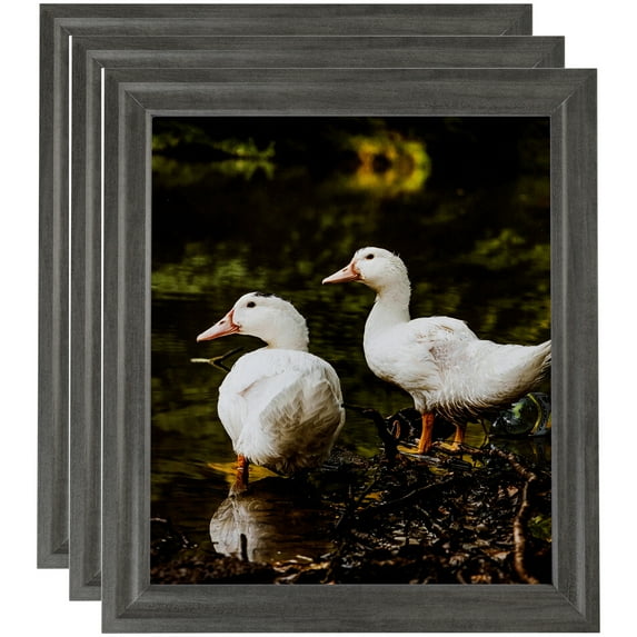 ArtToFrames 22" x 28" Slate Gray Picture Frame, 22x28 inch Gray MDF Poster Frame (WOM-4679), 3 Pack