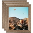thumbnail image 1 of ArtToFrames 22" x 30" Ornate Silver with Bead Picture Frame, 22x30 inch Silver Wood Poster Frame (WOM-5076), 3 Pack, 1 of 6