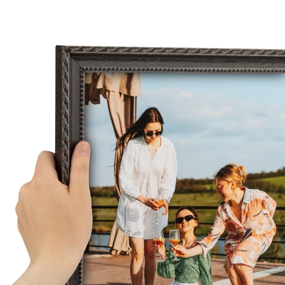 ArtToFrames 22" x 36" Purple with Rope Picture Frame, 22x36 inch Purple Wood Poster Frame (WOM-4999), Pack