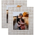 thumbnail image 1 of ArtToFrames 22" x 36" white wash Picture Frame, 22x36 inch Multi Wood Poster Frame (WOM-5163), 2 Pack, 1 of 6