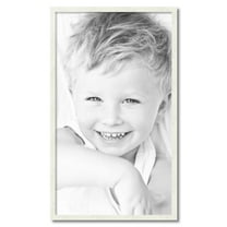 ArtToFrames 22" x 38" White Picture Frame, 22x38 inch White Wood Poster Frame (WOM-5140)