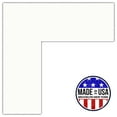 thumbnail image 1 of ArtToFrames 22x27" Fabric White Custom Mat for Picture Frame with Opening for 18x23" Photos. Mat Only, Frame Not Included (MAT-141), 1 of 5