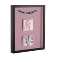 thumbnail image 1 of ArtToFrames 22x28 Inch Shadow Box Picture Frame, with a Satin Black Tall 1 Wide Shadowbox frame and Seashell Mat Backing (4654), 1 of 1