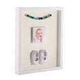 thumbnail image 1 of ArtToFrames 22x28 Inch Shadow Box Picture Frame, with a Satin White 1 Wide Shadowbox frame and Brilliant White Mat Backing (4655), 1 of 7