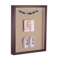 thumbnail image 1 of ArtToFrames 22x28 Inch Shadow Box Picture Frame, with a Verlinga Brown 1 Wide Shadowbox frame and Scotch Mist Mat Backing (4656), 1 of 7