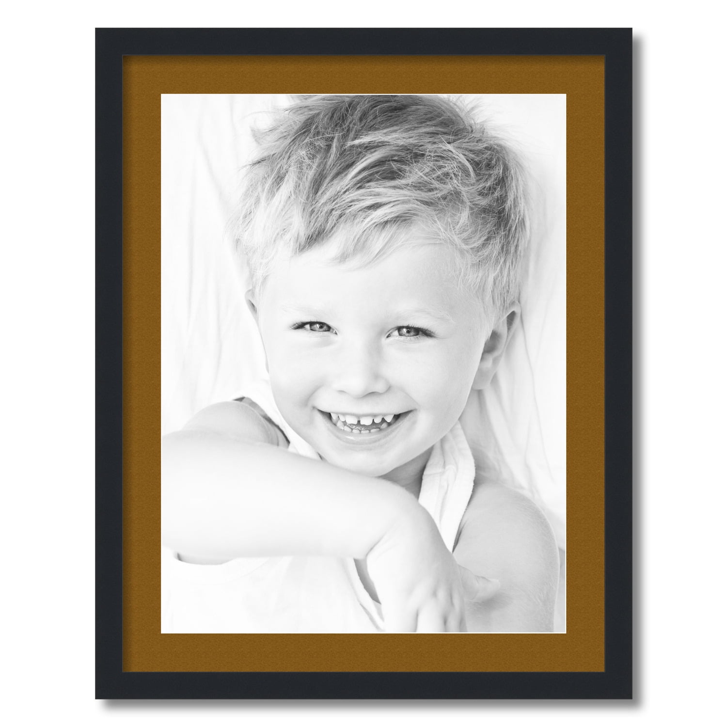 ArtToFrames 22x28 Matted Picture Frame with 18x24 Single Mat Photo Opening Framed in 1.25 Satin Black and 2 Coronado Mat (FWM-3926-22x28)