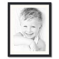 thumbnail image 1 of ArtToFrames 22x28 Matted Picture Frame with 18x24 Single Mat Photo Opening Framed in 1.25 Satin Black and 2 White Mat (FWM-3926-22x28), 1 of 8