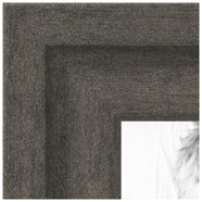 25x39 Inch Gray Picture Frame - 1.25" Custom MDF Frame With Grey & Black Finish, Includes Acrylic & Hanger