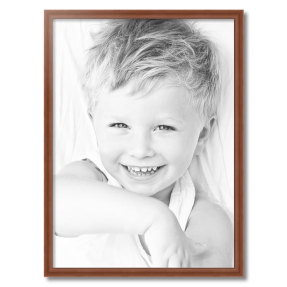 ArtToFrames 22" x 30" Painted Dark Orange Picture Frame, 22x30 inch Red Wood Poster Frame (WOM-4950)