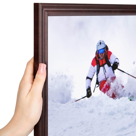 ArtToFrames 22x31 inch Brown Picture Frame, Red Wood Poster Frame (4092)