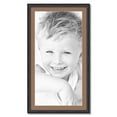thumbnail image 1 of ArtToFrames 22x40 Matted Picture Frame with 18x36 Single Mat Photo Opening Framed in 1.25 Black Stain on Solid Red Oak and 2 Sandpiper Mat (FWM-4083-22x40), 1 of 8