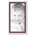 thumbnail image 1 of ArtToFrames 22x40 Matted Picture Frame with 18x36 Single Mat Photo Opening Framed in 1.25 Satin White Frame and 2 Ruby Mat (FWM-3966-22x40), 1 of 8