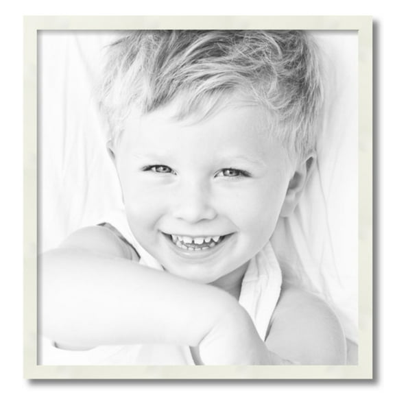 ArtToFrames 23" x 24" White Picture Frame, 23x24 inch White Wood Poster Frame (WOM-5140)