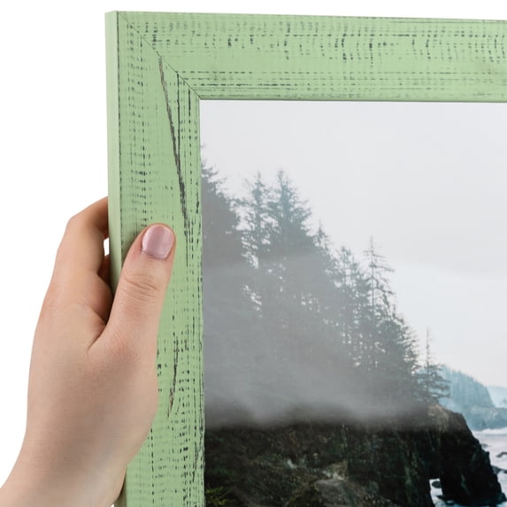 ArtToFrames 23" x 26" Pale Green Picture Frame, 23x26 inch Green Wood Poster Frame (WOM-4605), Pack