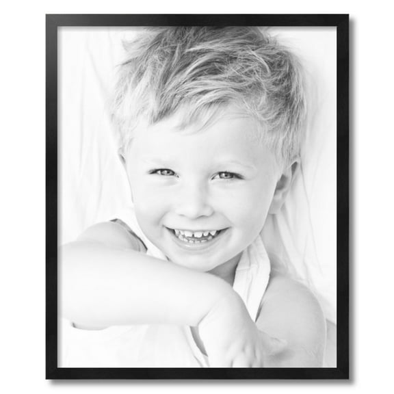 ArtToFrames 23" x 28" Black Picture Frame, 23x28 inch Black Wood Poster Frame (WOM-5141)
