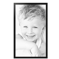 ArtToFrames 23" x 39" Black Steel Picture Frame, 23x39 inch Black MDF Poster Frame (WOM-4639),  Pack