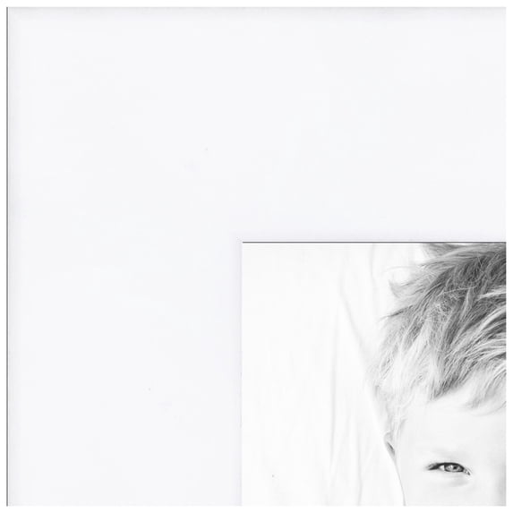 ArtToFrames 23x36 inch Satin White Picture Frame, White Wood Poster Frame (4655)