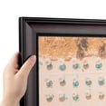 thumbnail image 1 of ArtToFrames 23x44 inch Traditional Mahogany Picture Frame, Multi 23" x 44" Wood Poster Frame (WOM-5159) 1234, 1 of 7